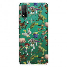 Funda para Huawei P Smart 2020 Oficial de Disney Muñecos Toy Story Siluetas - Toy Story