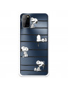 Funda para Oppo A72 Oficial de Peanuts Snoopy rayas - Snoopy