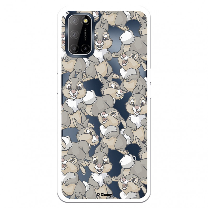 Funda para Oppo A92 Oficial de Disney Tambor Patrones - Bambi