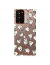 Funda para Samsung Galaxy Note 20 Plus Oficial de Disney Chip Potts Siluetas - La Bella y la Bestia