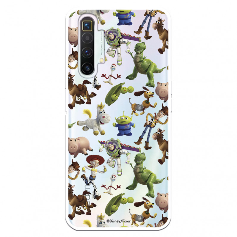 Funda para Realme X2 Oficial de Disney Muñecos Toy Story Siluetas - Toy Story