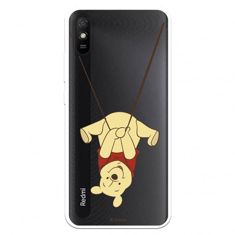 Funda para Xiaomi Redmi 9AT Oficial de Disney Winnie  Columpio - Winnie The Pooh