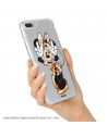 Funda para Xiaomi Redmi 9AT Oficial de Disney Minnie Posando - Clásicos Disney