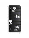 Funda para Xiaomi Redmi 9AT Oficial de Peanuts Snoopy rayas - Snoopy