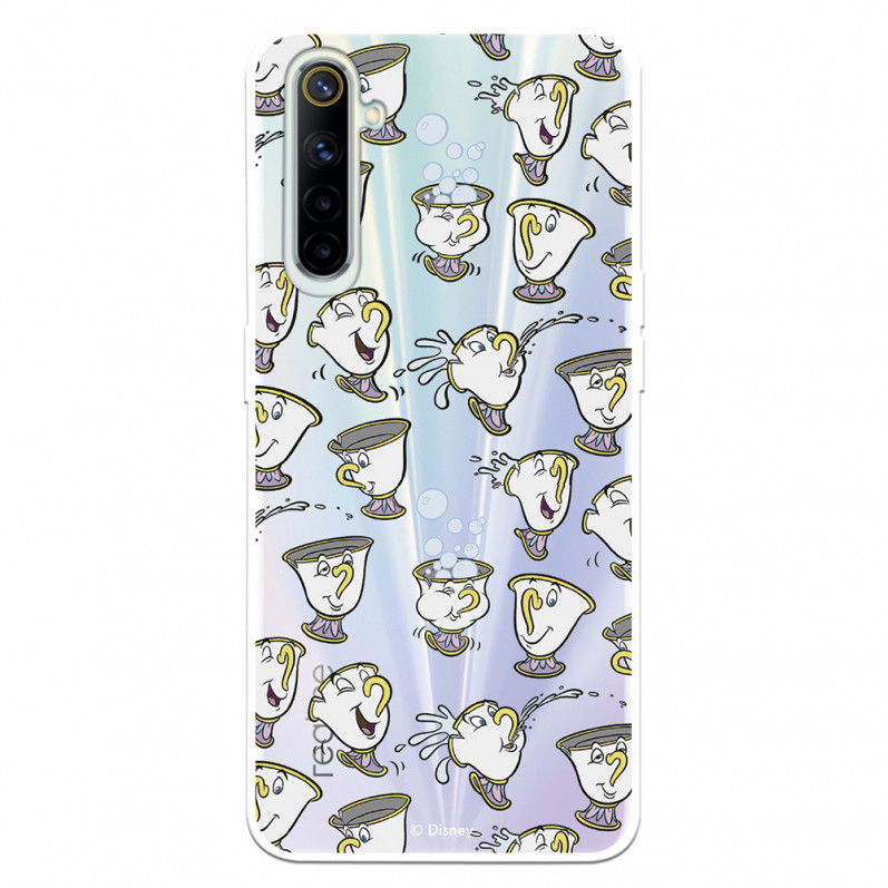 Funda para Samsung Galaxy A31 Oficial de Disney Chip Potts Siluetas - La Bella y la Bestia