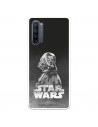 Funda para Oppo Find X2 Neo Oficial de Star Wars Darth Vader Fondo negro - Star Wars