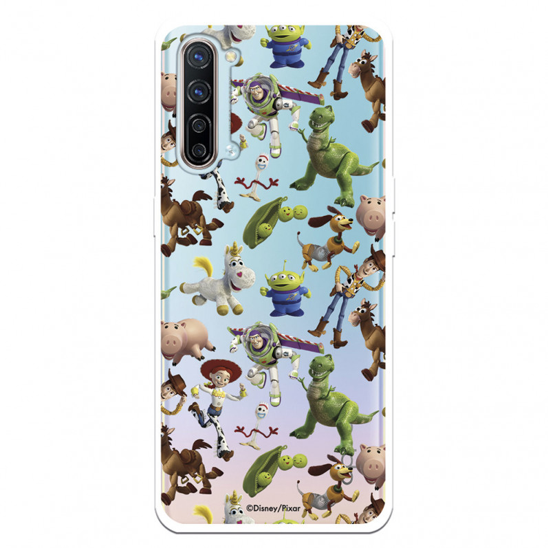 Funda para Oppo Find X2 Lite Oficial de Disney Muñecos Toy Story Siluetas - Toy Story