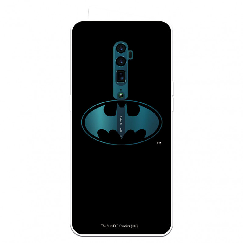 Funda para Oppo Reno 10x Zoom Oficial de DC Comics Batman Logo Transparente - DC Comics