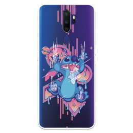 Funda para Oppo A9 2020 Oficial de Disney Stitch Graffiti - Lilo & Stitch