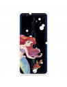 Funda para Oppo Reno 2Z Oficial de Disney Ariel y Sebastián Burbujas - La Sirenita