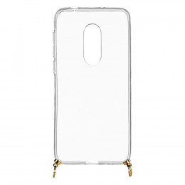 Funda Silicona Colgante Transparente para Alcatel 1X- La Casa de las Carcasas