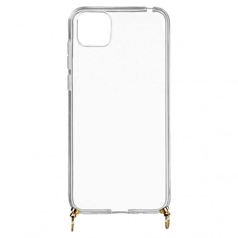 Funda Silicona Colgante Transparente para Huawei Y5p- La Casa de las Carcasas