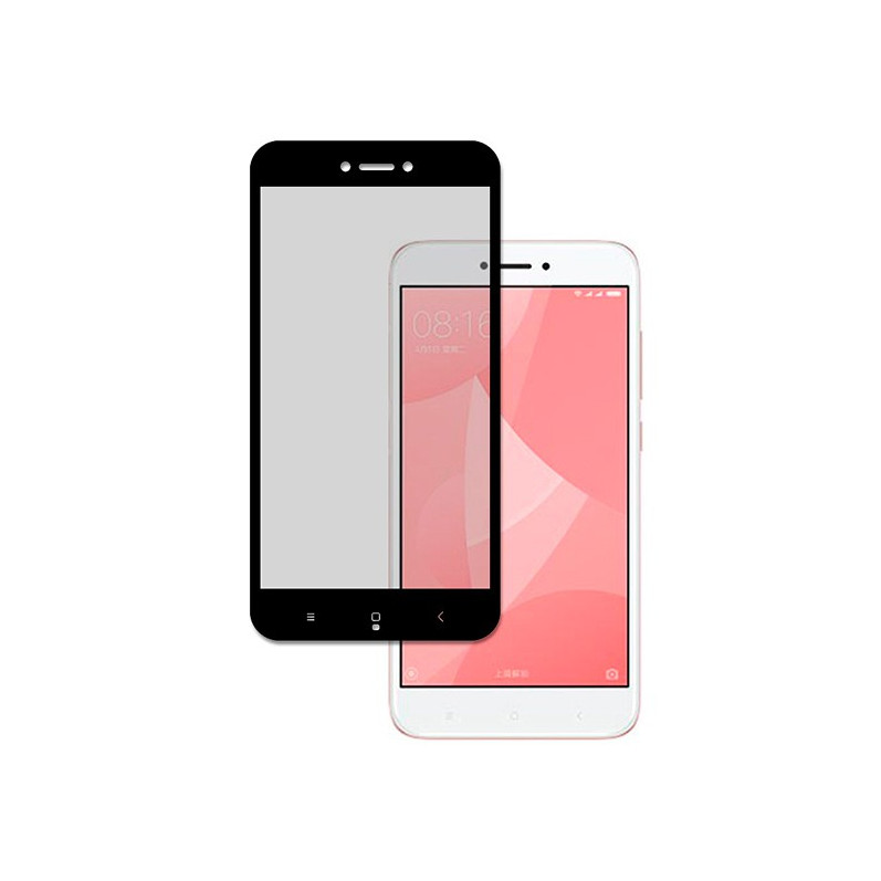 Cristal Templado Completo Negro Xiaomi Redmi X