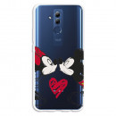 Carcasa Oficial Mikey Y Minnie Beso Clear para Huawei Mate 20 Lite- La Casa de las Carcasas