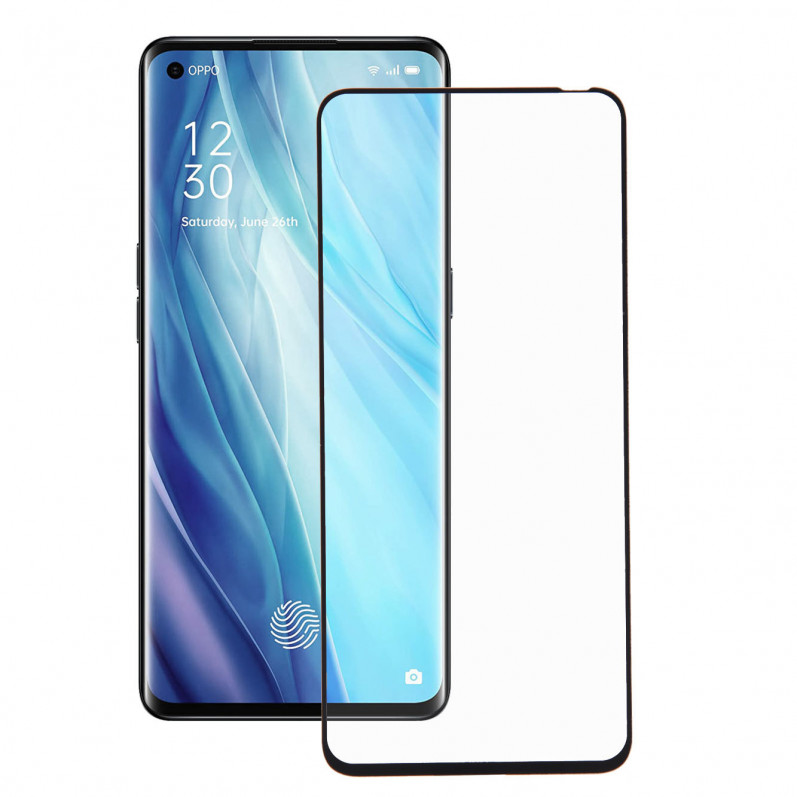 Cristal Templado Completo Negro para Oppo Reno 4Z- La Casa de las Carcasas