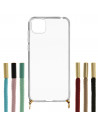 Coque Silicone Cordon Transparente pour Huawei Y5p