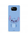 Funda para Xiaomi Poco X3 Oficial de Disney Stitch Azul - Lilo & Stitch