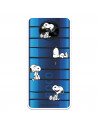 Funda para Xiaomi Poco X3 Oficial de Peanuts Snoopy rayas - Snoopy