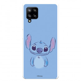 Funda para Samsung Galaxy A42 5G Oficial de Disney Stitch Azul - Lilo & Stitch