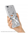 Funda para Samsung Galaxy A42 5G Oficial de Disney Olaf Transparente - Frozen