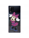 Funda para Samsung Galaxy A42 5G Oficial de Disney Minnie Rosa - Clásicos Disney