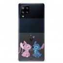 Funda para Samsung Galaxy A42 5G Oficial de Disney Angel & Stitch Beso - Lilo & Stitch