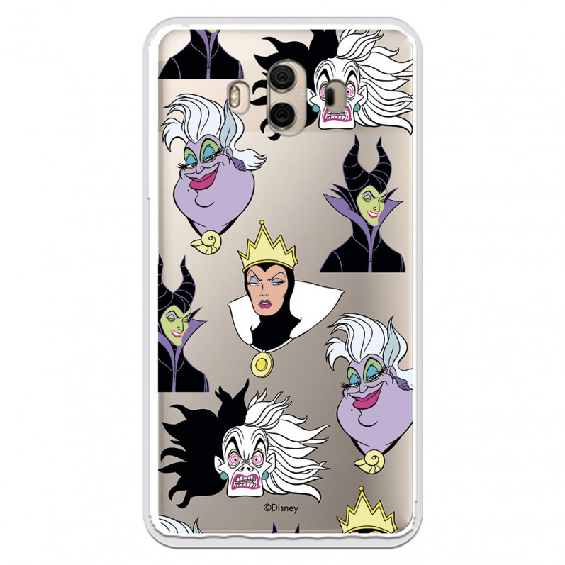 Funda para Huawei Mate 10 Oficial de Disney Villanas Patrón - Villanas Disney