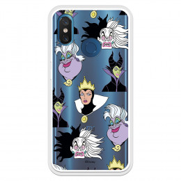 Funda para Xiaomi Mi 8 Oficial de Disney Villanas Patrón - Villanas Disney