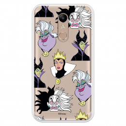 Funda para LG K11 Oficial de Disney Villanas Patrón - Villanas Disney