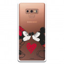 Carcasa Oficial Mikey Y Minnie Beso Clear para Samsung Galaxy Note 9- La Casa de las Carcasas