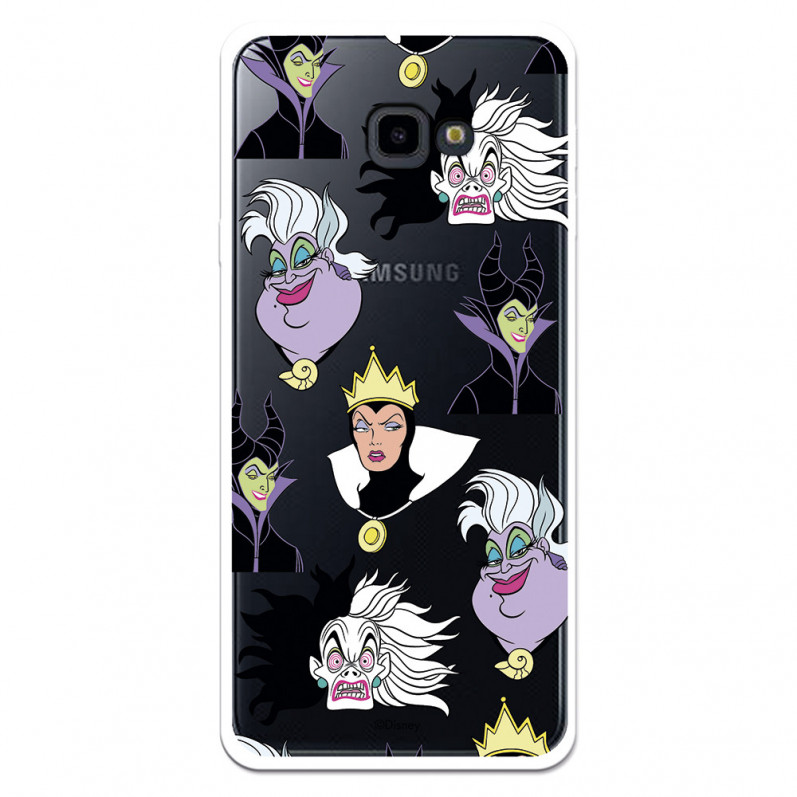 Funda para Samsung Galaxy J4 Plus Oficial de Disney Villanas Patrón - Villanas Disney