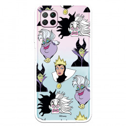 Funda para Huawei P40 Lite Oficial de Disney Villanas Patrón - Villanas Disney