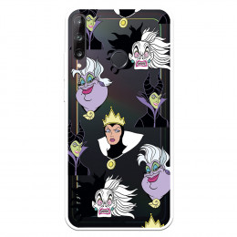 Funda para Huawei P40 Lite E Oficial de Disney Villanas Patrón - Villanas Disney