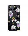 Funda para Huawei P40 Lite E Oficial de Disney Villanas Patrón - Villanas Disney