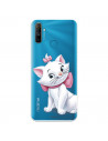 Funda para Realme C3 Oficial de Disney Marie Silueta - Los Aristogatos