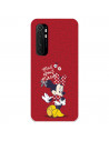 Funda para Xiaomi Mi Note 10 Lite Oficial de Disney Minnie Mad About - Clásicos Disney