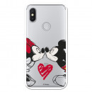 Carcasa Oficial Mikey Y Minnie Beso Clear para Xiaomi Redmi S2- La Casa de las Carcasas