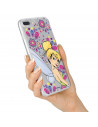 Coque pour Xiaomi Mi Note 10 Lite Officielle de Disney Clochette Fleurs - Peter Pan