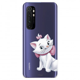 Funda para Xiaomi Mi Note 10 Lite Oficial de Disney Marie Silueta - Los Aristogatos