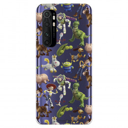 Funda para Xiaomi Mi Note 10 Lite Oficial de Disney Muñecos Toy Story Siluetas - Toy Story