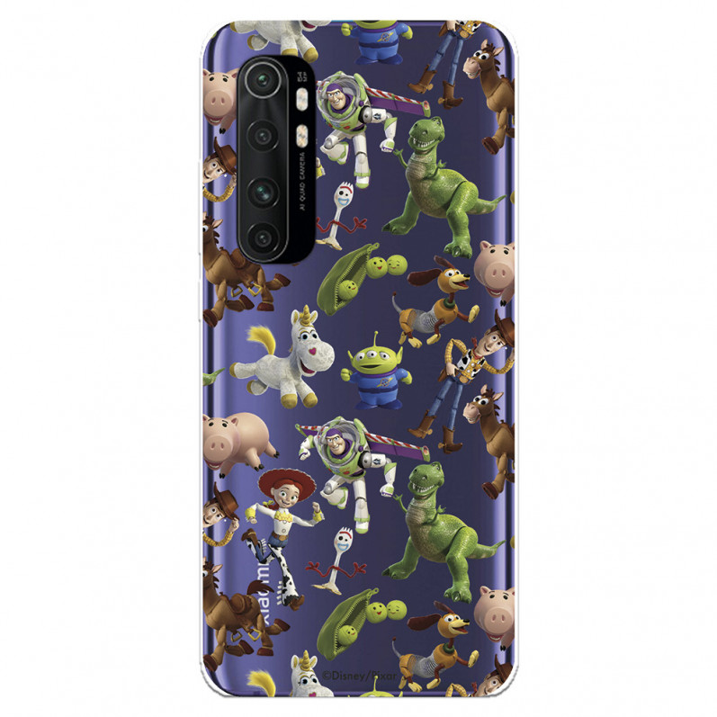 Funda para Xiaomi Mi Note 10 Lite Oficial de Disney Muñecos Toy Story Siluetas - Toy Story