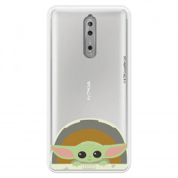 Funda para Nokia 8 Oficial de Star Wars Baby Yoda Sonrisas - The Mandalorian