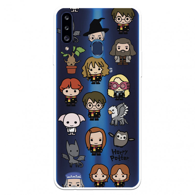 Funda para Samsung Galaxy A20S Oficial de Harry Potter Personajes Iconos - Harry Potter