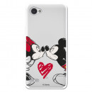 Carcasa Oficial Mikey Y Minnie Beso Clear para Lg Q6- La Casa de las Carcasas