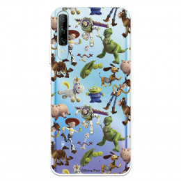 Funda para Honor 9X Oficial de Disney Muñecos Toy Story Siluetas - Toy Story