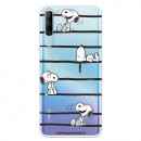 Funda para Honor 9X Oficial de Peanuts Snoopy rayas - Snoopy