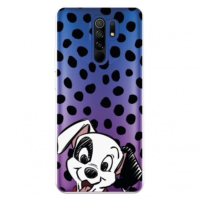 Funda para Xiaomi Redmi 9 Oficial de Disney Cachorro Manchas - 101 Dálmatas