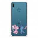 Funda para Huawei Y6S Oficial de Disney Angel & Stitch Beso - Lilo & Stitch