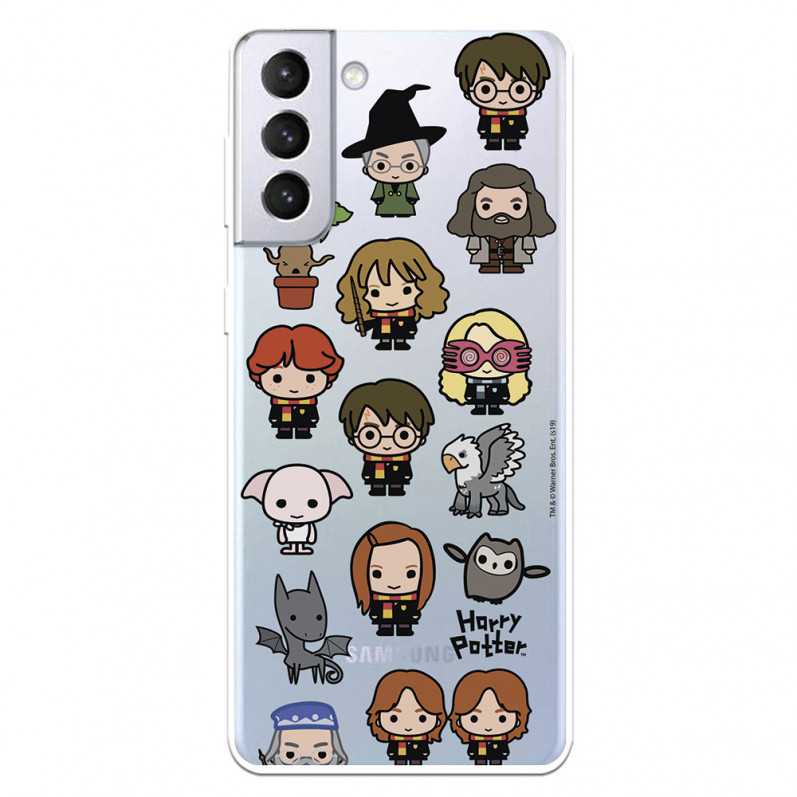 Funda para Samsung Galaxy S21 Plus Oficial de Harry Potter Personajes Iconos - Harry Potter