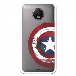 Carcasa Oficial Escudo Capitan America para Motorola Moto G5S Plus- La Casa de las Carcasas